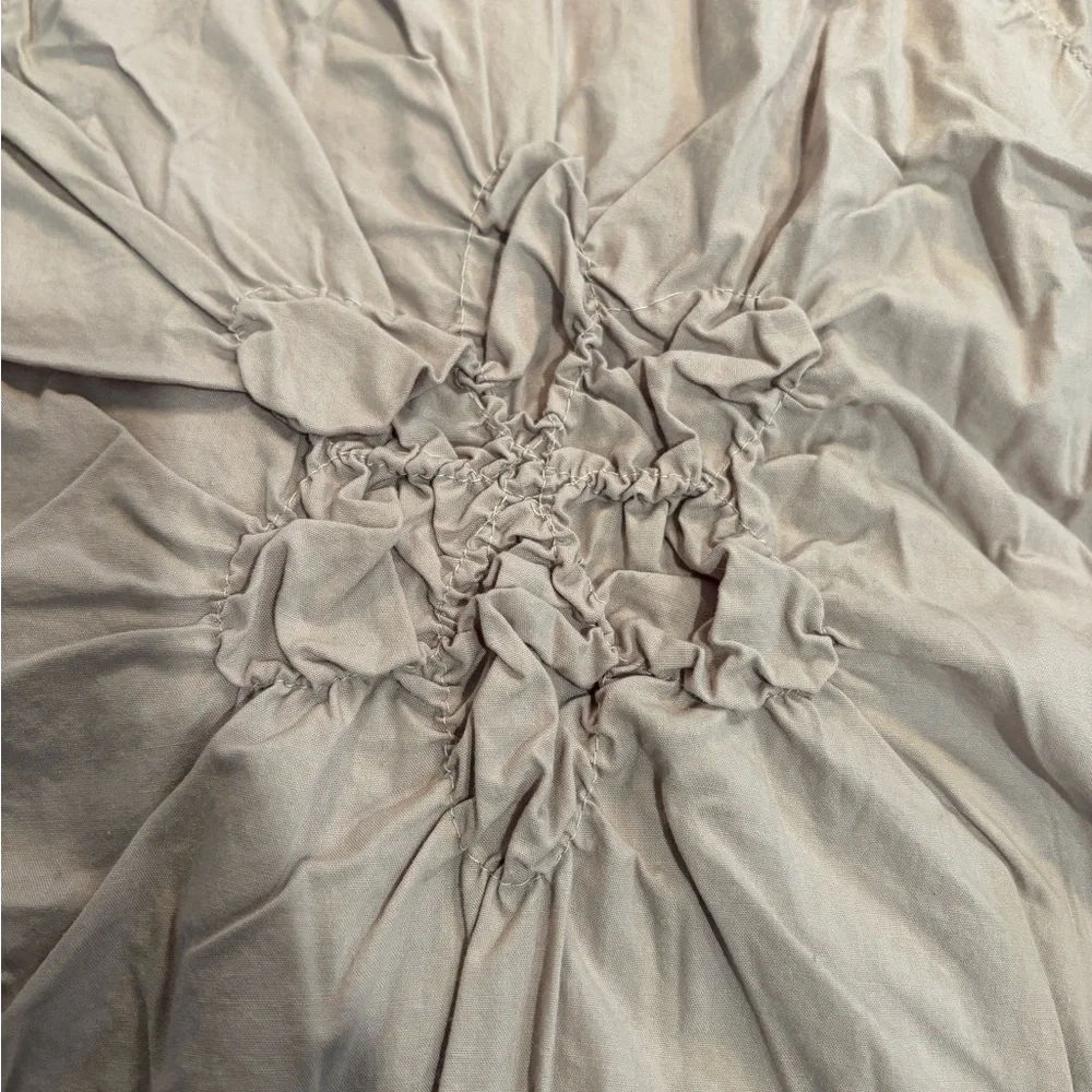 Pier 1 Savannah Duvet Cover – 100% Cotton – 90x94 - DOVE